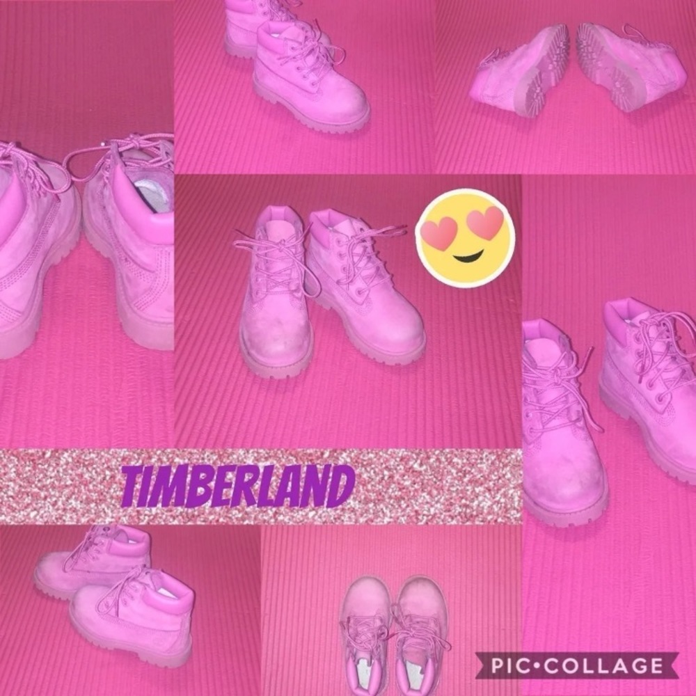 Pink Toddler Timberlands